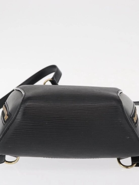 LOUIS VUITTON Epi Mabillon Backpack Black M52232 LV Auth 159708 main image 8